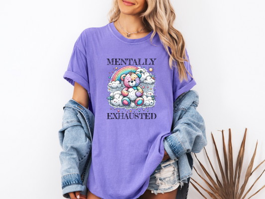 Short Sleeve Mentally Exhausted Tee