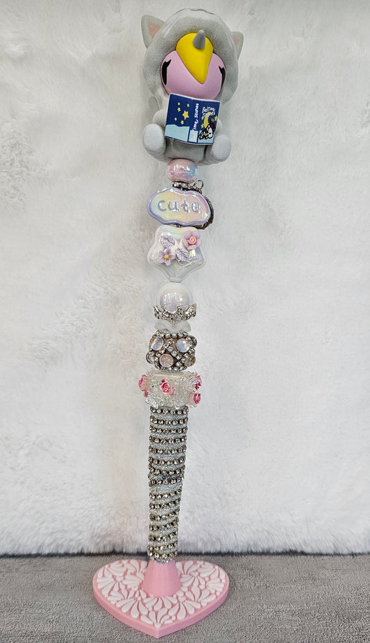 Reading Unicorn Beaded Pen