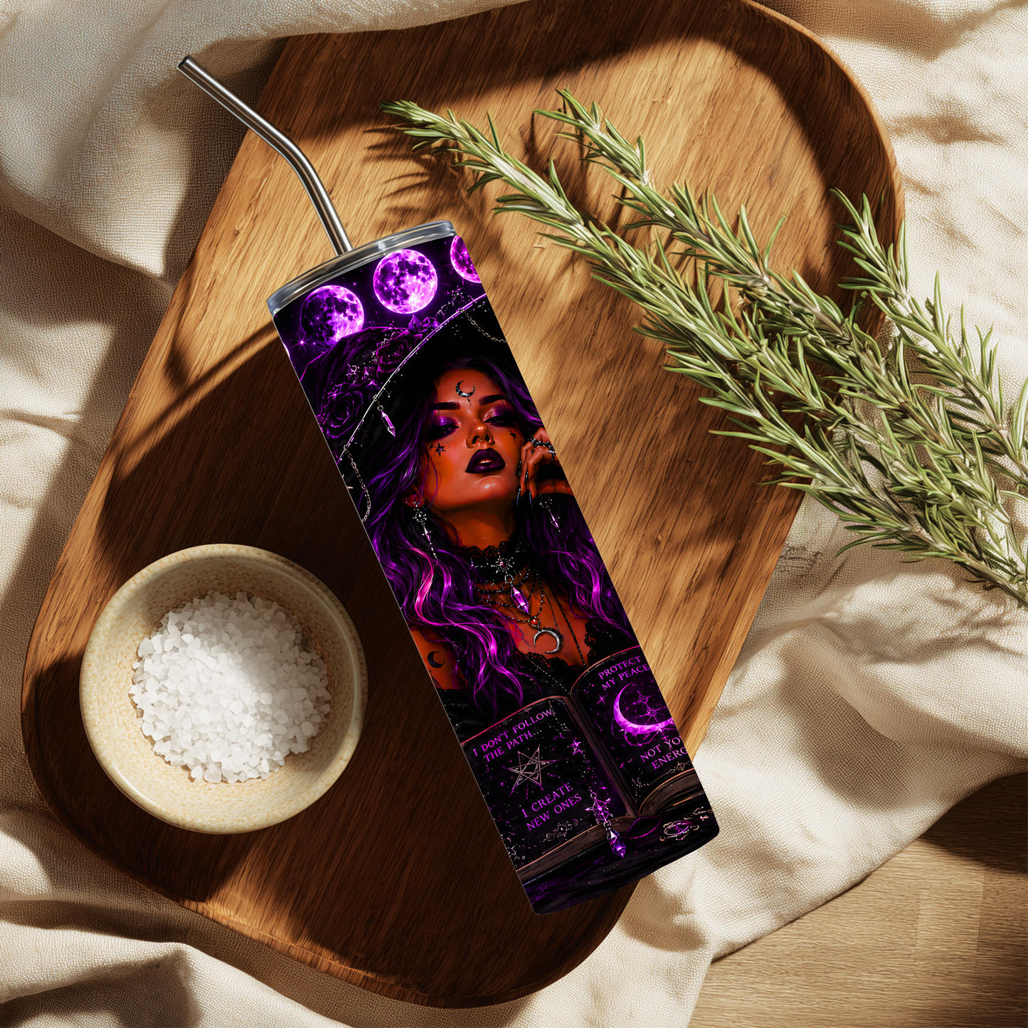Moon Magic and Bad Decisions 20oz Skinny Tumbler