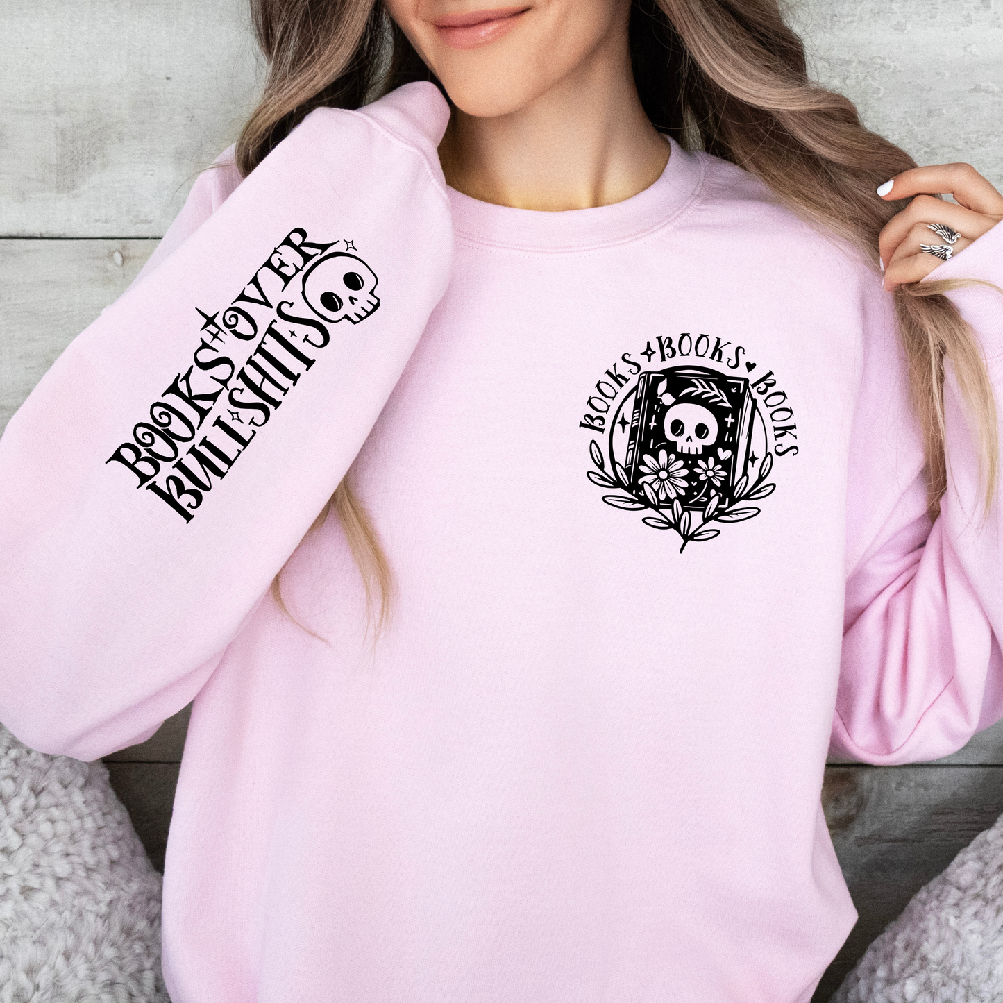 Books Over Bullshits Sweatshirt