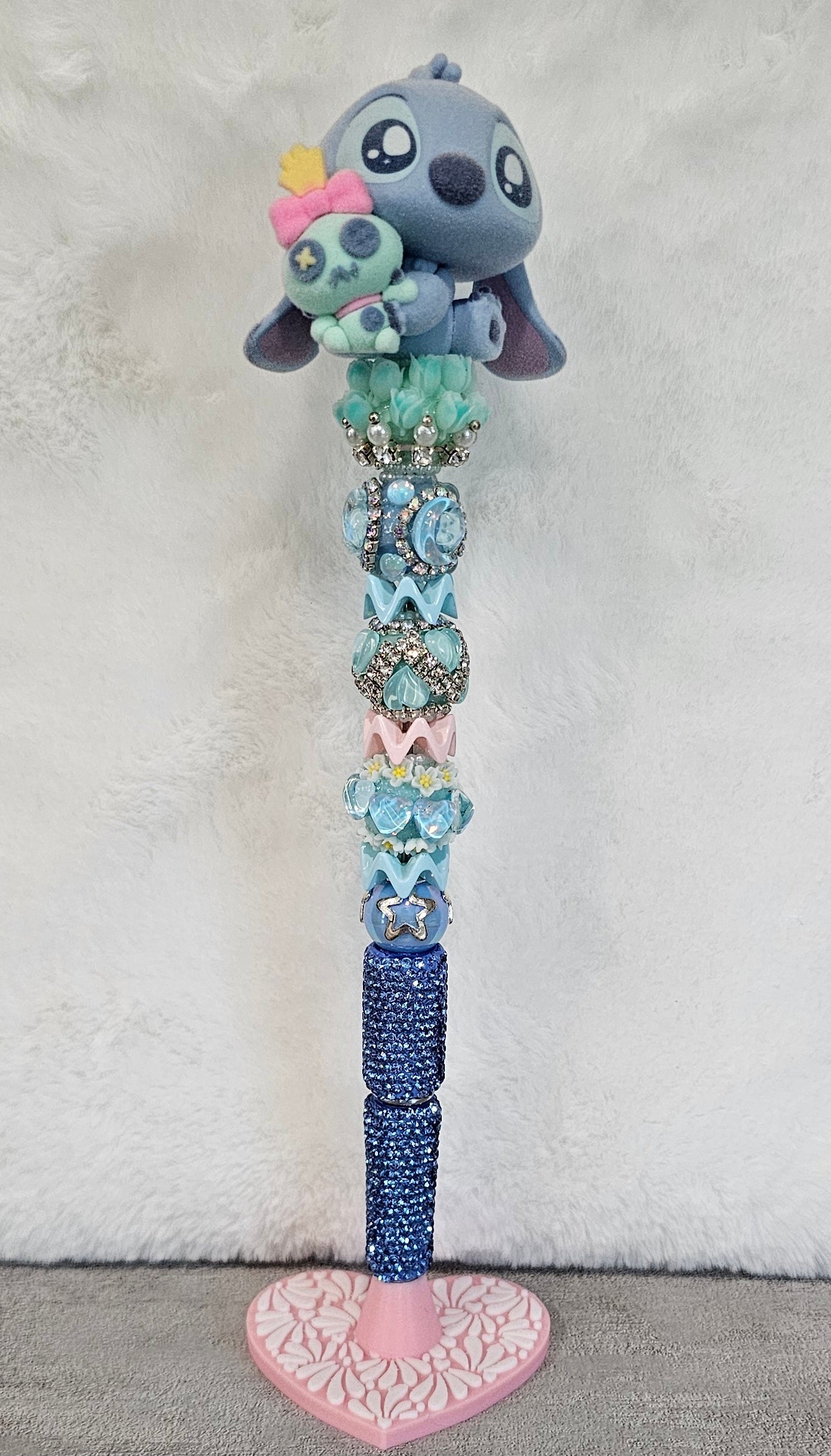 Stitch with Scrump doll Beaded Pen